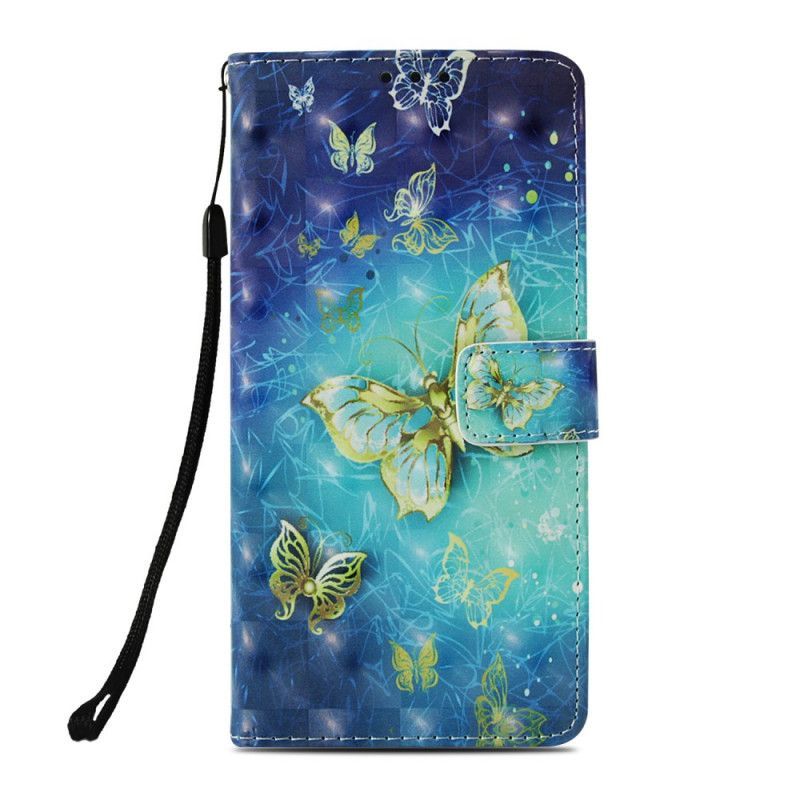 Kryt Xiaomi Flipové Pouzdro Pocophone F1 Golden Butterflies