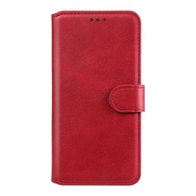 Kryt Xiaomi Kožené Pouzdro Na Poco F2 Pro Se Zaoblenou Chlopní