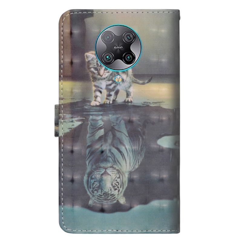Kryt Xiaomi Kožené Pouzdro Poco F2 Pro Ernest The Tygr
