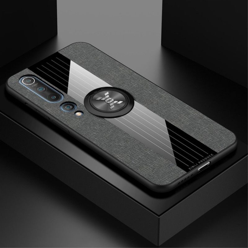 Kryt Xiaomi Mi 10 / 10 Pro Hybridní A Džínová Textura S Podpůrným Kroužkem