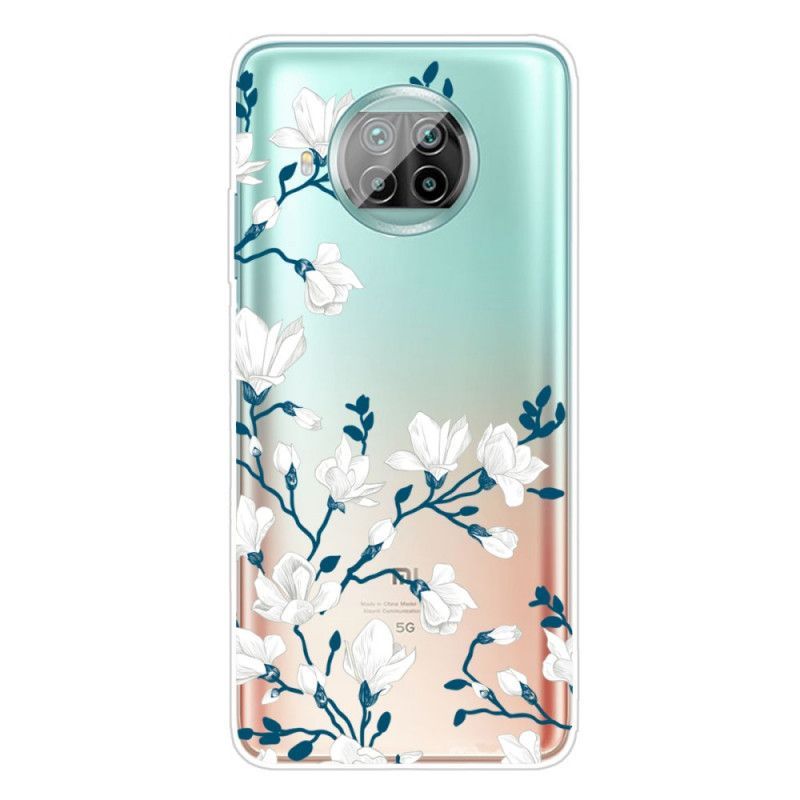 Kryt Xiaomi Mi 10t Lite 5g / Redmi Note 9 Pro 5g Bílé Květy
