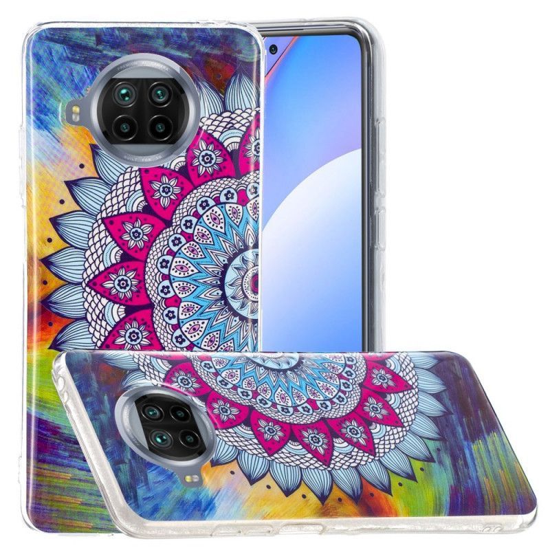 Kryt Xiaomi Mi 10t Lite 5g / Redmi Note 9 Pro 5g Fluorescenční Barevná Mandala