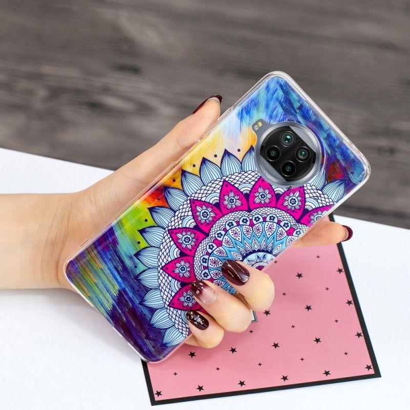 Kryt Xiaomi Mi 10t Lite 5g / Redmi Note 9 Pro 5g Fluorescenční Barevná Mandala