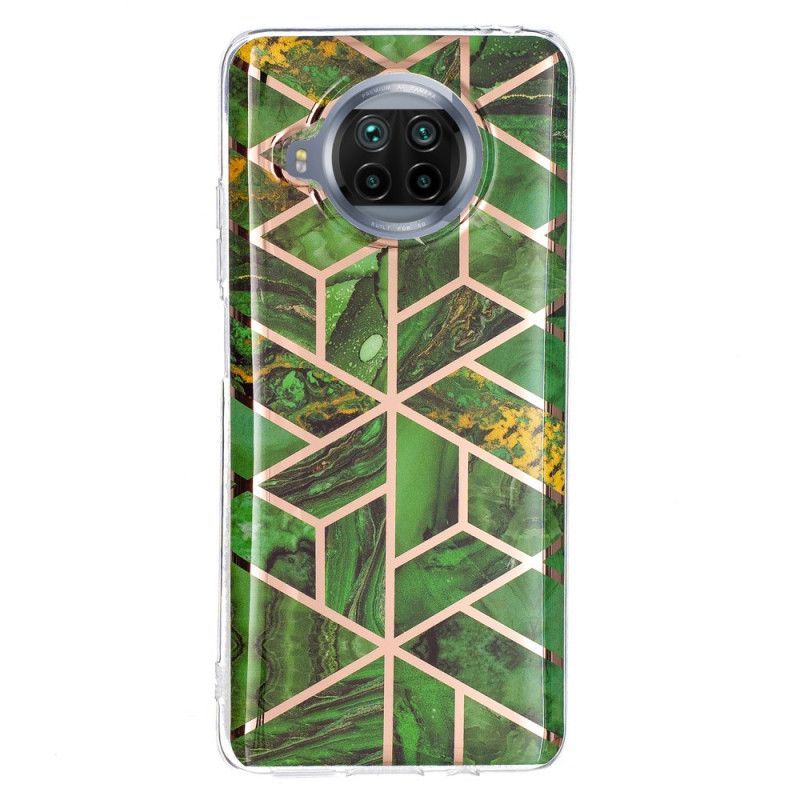 Kryt Xiaomi Mi 10t Lite 5g / Redmi Note 9 Pro 5g Geometrie Mramoru
