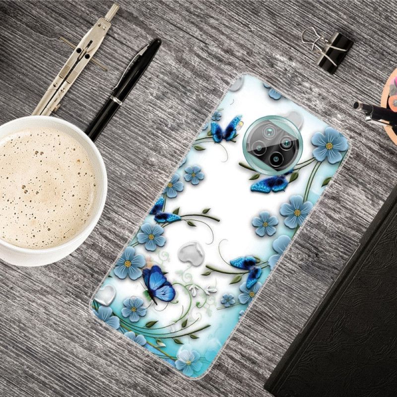 Kryt Xiaomi Mi 10t Lite 5g / Redmi Note 9 Pro 5g Motýli A Květiny