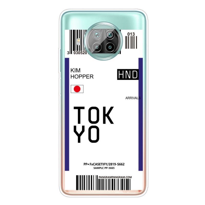 Kryt Xiaomi Mi 10t Lite 5g / Redmi Note 9 Pro 5g Palubní Vstupenka Do Tokia