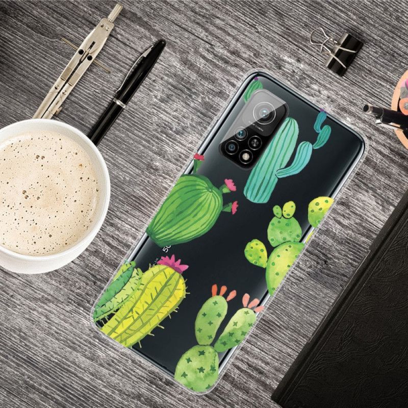 Kryt Xiaomi Mi 10t / 10t Pro Akvarelové Kaktusy