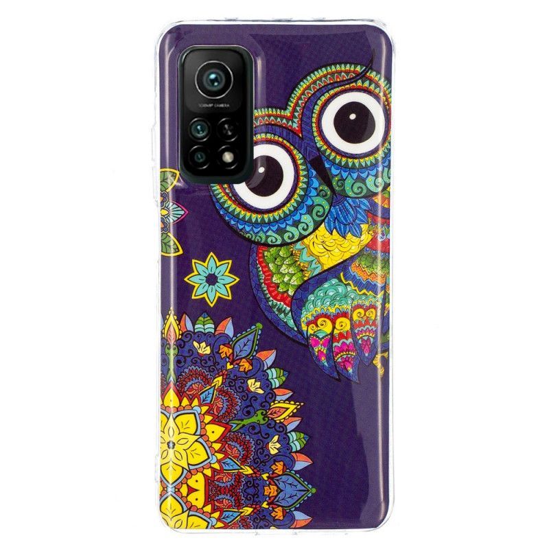 Kryt Xiaomi Mi 10t / 10t Pro Fluorescenční Mandala Sova