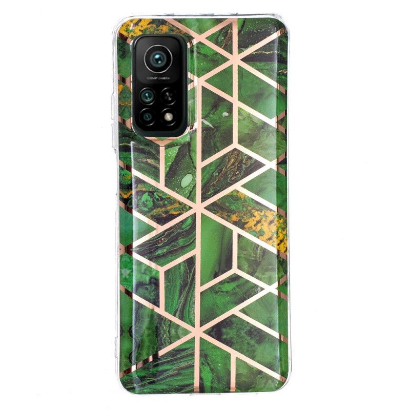 Kryt Xiaomi Mi 10t / 10t Pro Mramorově Zbarvená Geometrie 2
