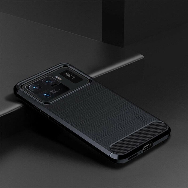 Kryt Xiaomi Mi 11 Ultra Mofi Kartáčované Uhlíkové Vlákno
