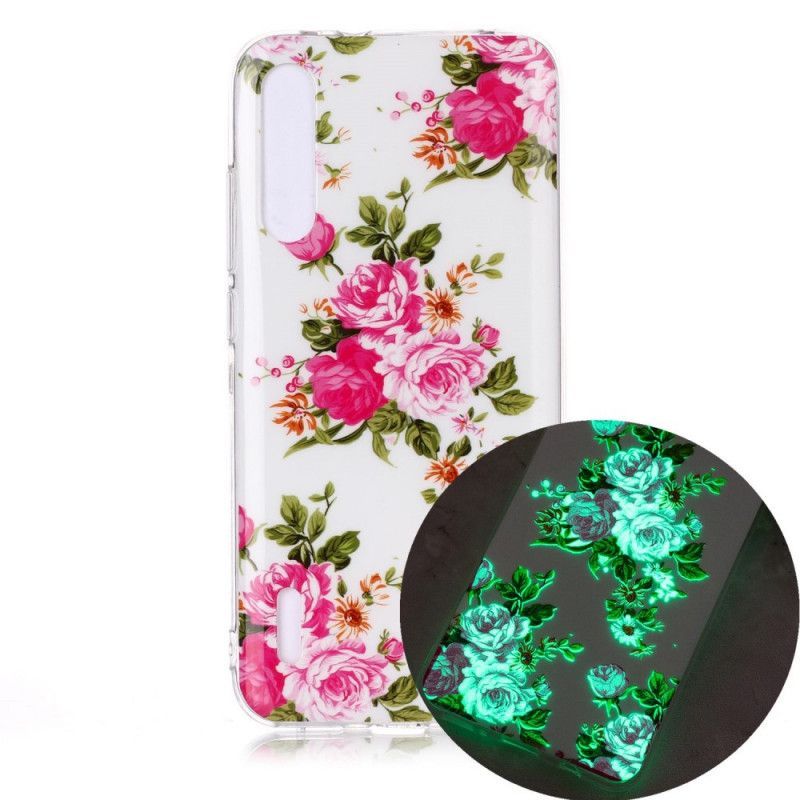 Kryt Xiaomi Mi A3 Fluorescenční Květy Svobody