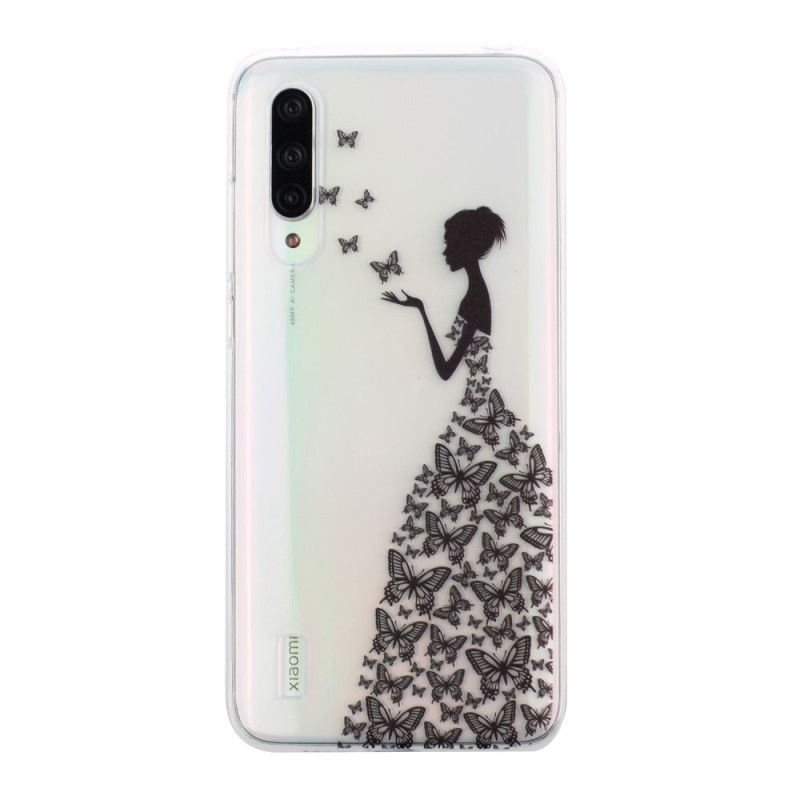 Kryt Xiaomi Mi A3 Průhledné Motýlí Šaty