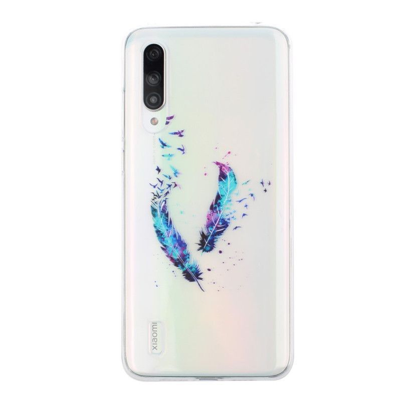 Kryt Xiaomi Mi A3 Průhledné Peří