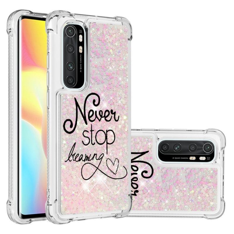 Kryt Xiaomi Mi Note 10 Lite Nikdy Nepřestávej Snít O Třpytu