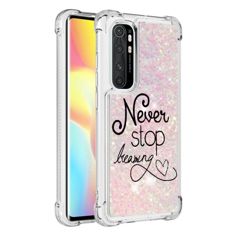 Kryt Xiaomi Mi Note 10 Lite Nikdy Nepřestávej Snít O Třpytu