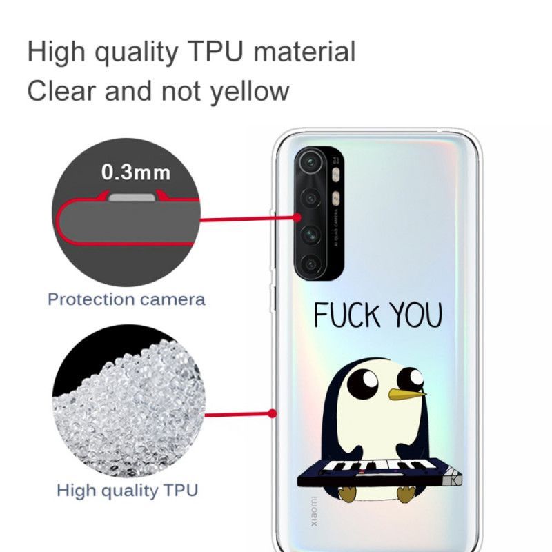 Kryt Xiaomi Mi Note 10 Lite Tučňák Tě Šuká