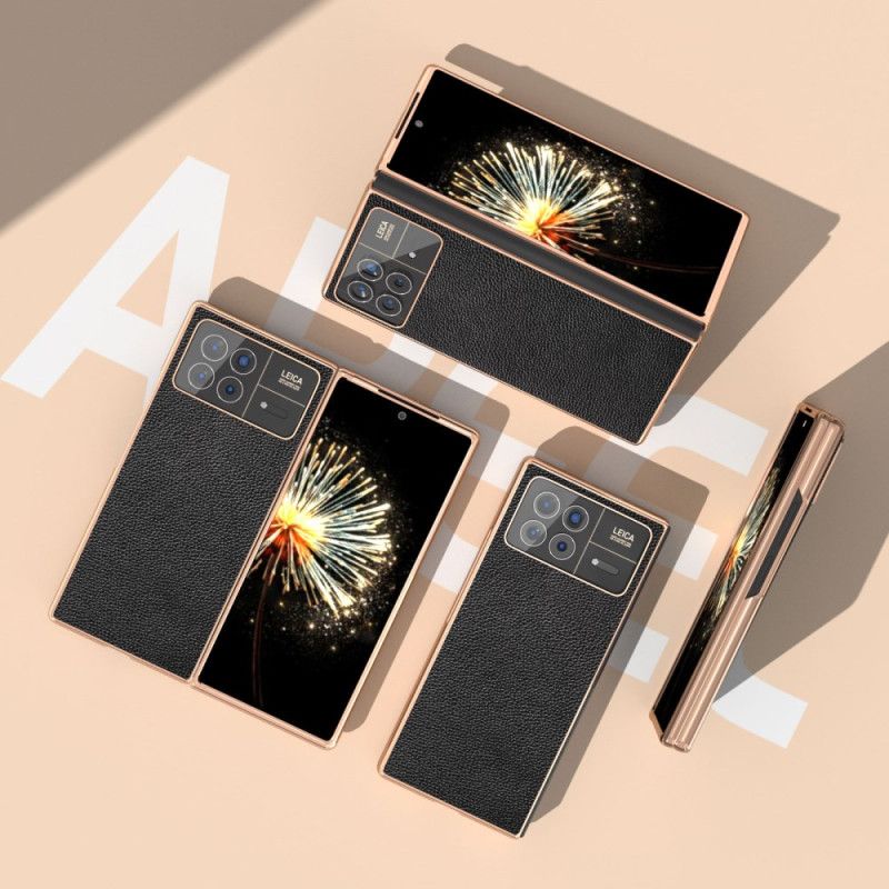 Kryt Xiaomi Mix Fold 3 Kožený Efekt