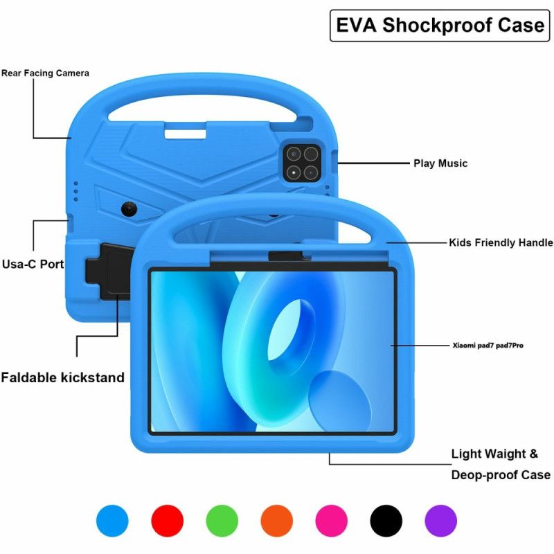 Kryt Xiaomi Pad 7 / 7 Pro Kryty Na Mobil Stojan A Rukojeť Ve Stylu Vrabce