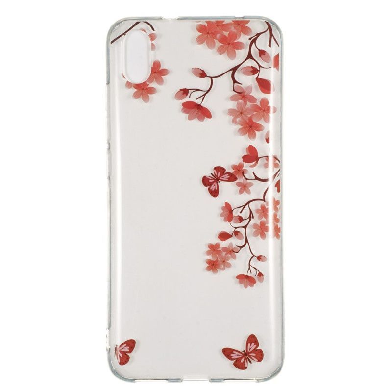 Kryt Xiaomi Redmi 7a Kvetoucí Strom Průhledný