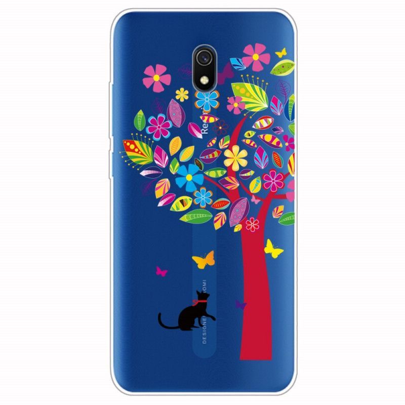 Kryt Xiaomi Redmi 8a Kočka Pod Barevným Stromem