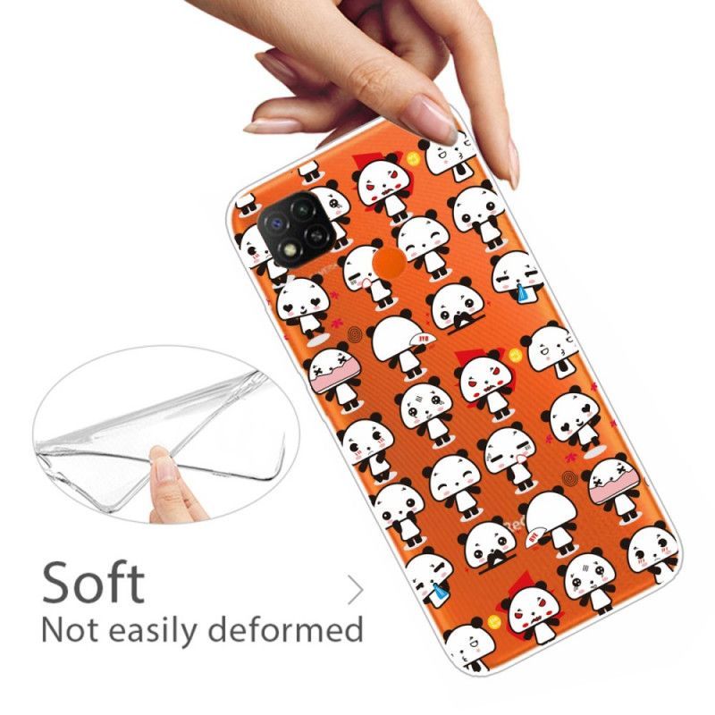 Kryt Xiaomi Redmi 9c Vtipné Pandy