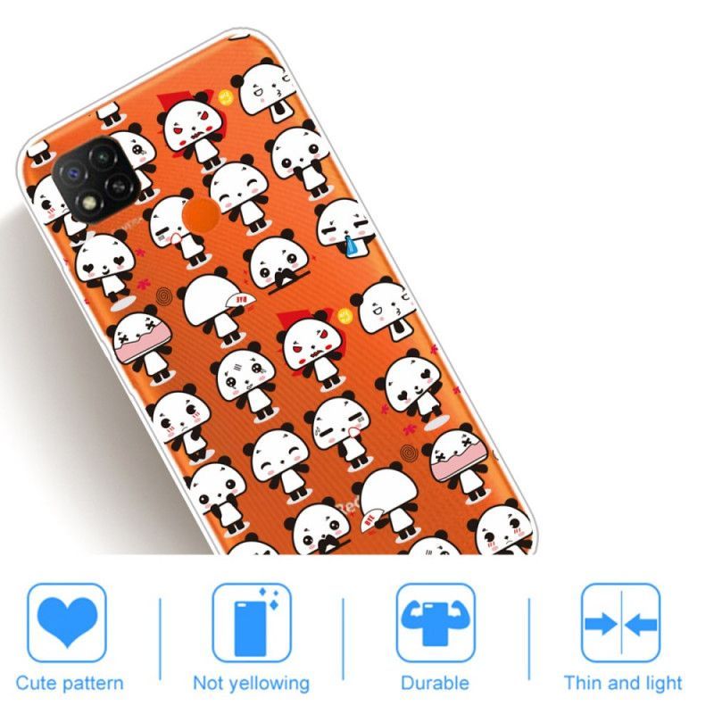 Kryt Xiaomi Redmi 9c Vtipné Pandy