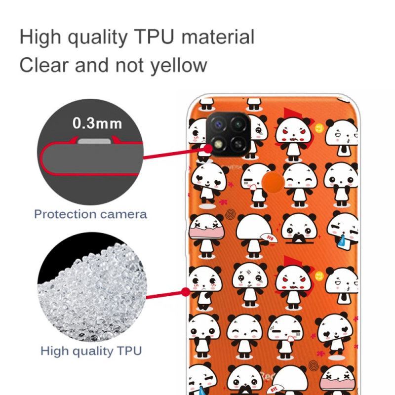 Kryt Xiaomi Redmi 9c Vtipné Pandy