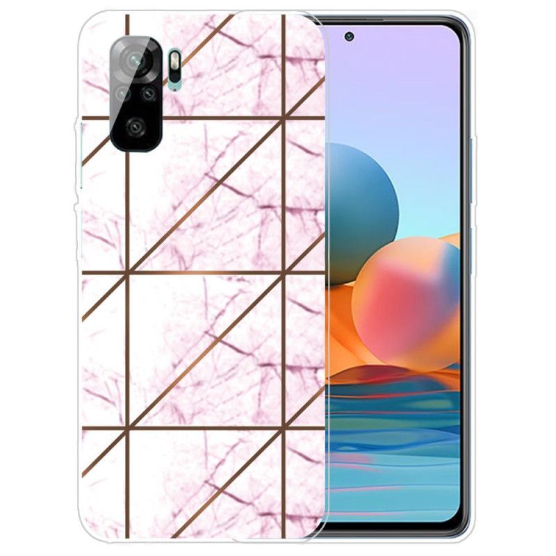 Kryt Xiaomi Redmi Note 10 / Note 10s Intenzivní Geometrie Mramoru