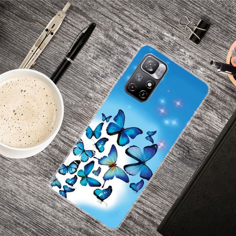 Kryt Xiaomi Redmi Note 11 / Poco M4 Pro 5g Motýli Motýli
