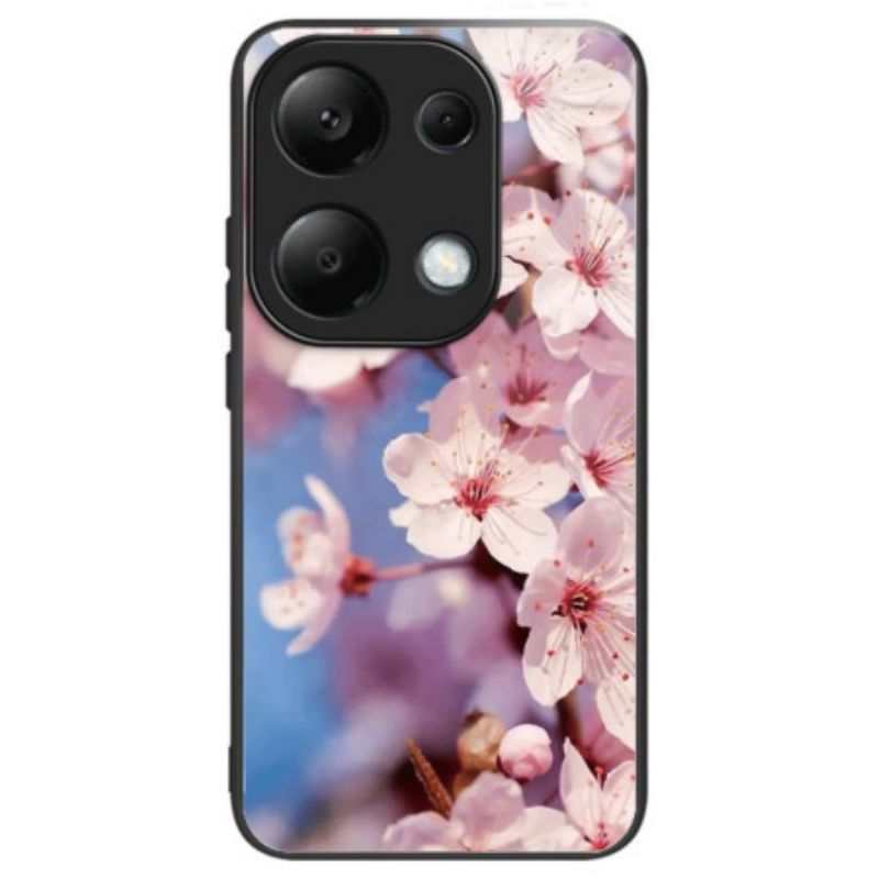 Kryt Xiaomi Redmi Note 13 Pro 4g Tvrzené Sklo Broskvové Květy