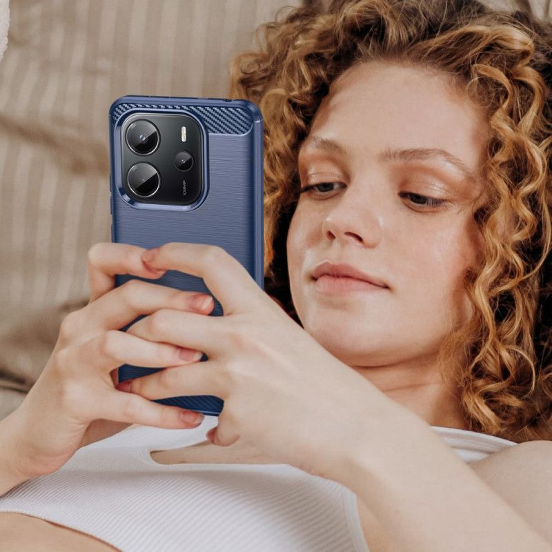 Kryt Xiaomi Redmi Note 14 4g Kartáčovaná Uhlíková Vlákna