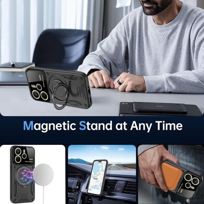 Kryt Xiaomi Redmi Note 14 4g Magnetické Otočné Stojan