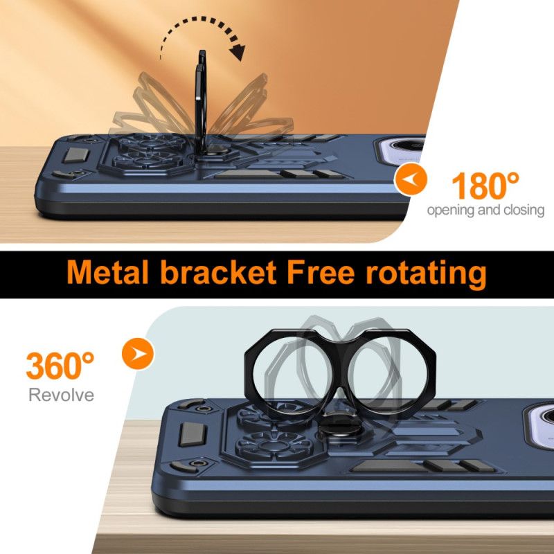 Kryt Xiaomi Redmi Note 14 5g Držák Na Prsteny S Kovovým Efektem