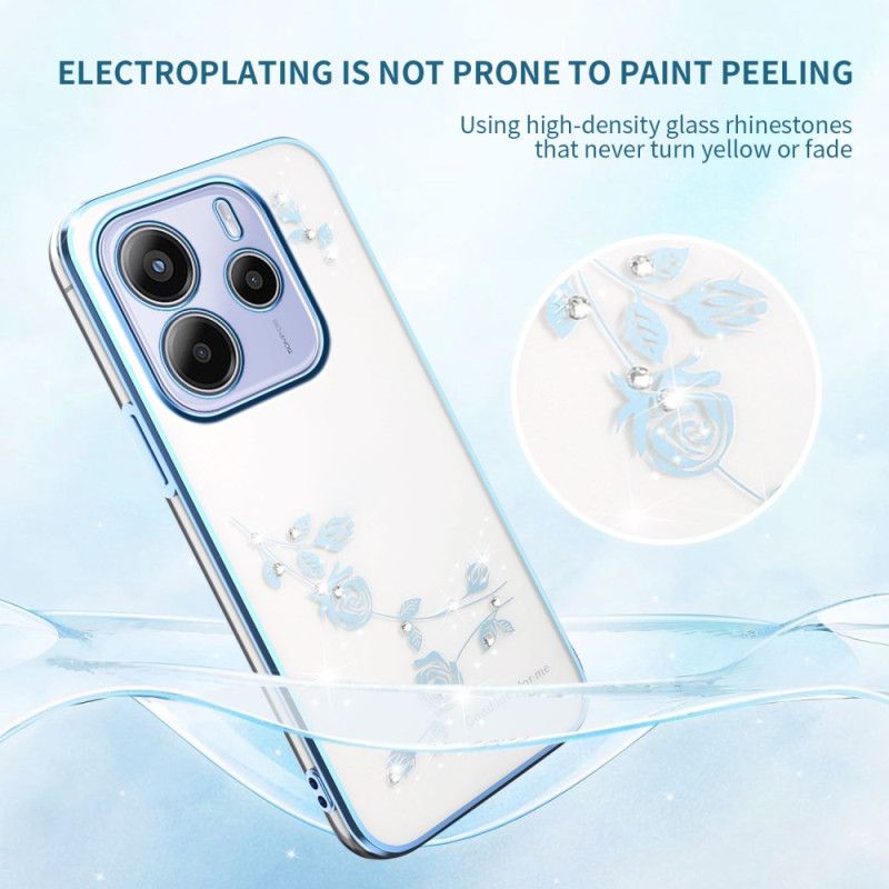 Kryt Xiaomi Redmi Note 14 5g Kadem Květiny A Kamínky