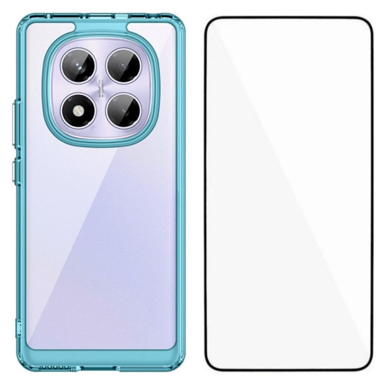 Kryt Xiaomi Redmi Note 14 Pro 4g Kryty Na Mobil Hybridní S Tvrzeným Sklem A Ochrannou Fólií Na Displej