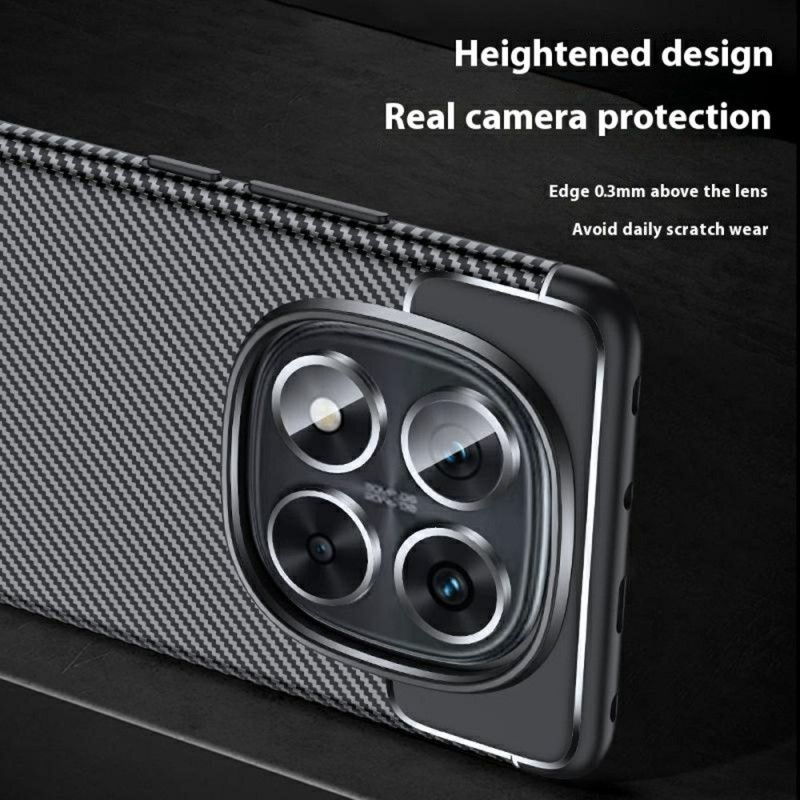 Kryt Xiaomi Redmi Note 14 Pro 5g Klasické Uhlíkové Vlákno