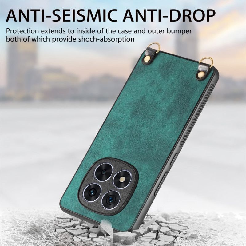 Kryt Xiaomi Redmi Note 14 Pro Plus 5g Kožený Efekt