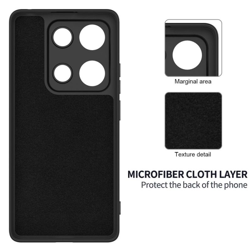 Kryt Xiaomi Redmi Note 14s Řemínek Z Tekutého Silikonu