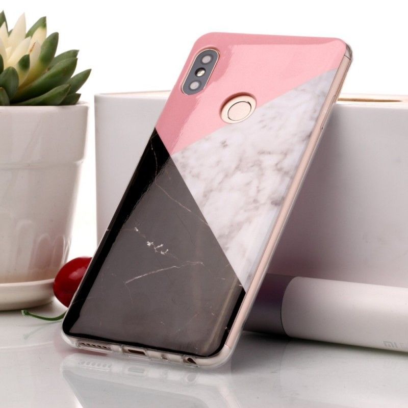 Kryt Xiaomi Redmi Note 5 Geometrický Mramorový Efekt