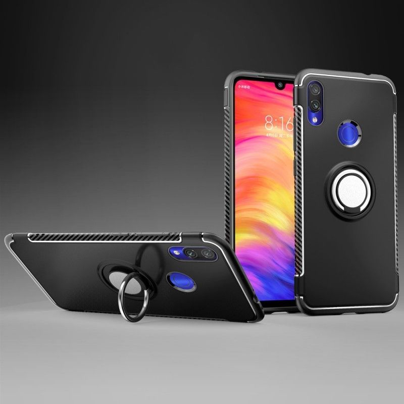Kryt Xiaomi Redmi Note 7 Kroužek Z Uhlíkových Vláken
