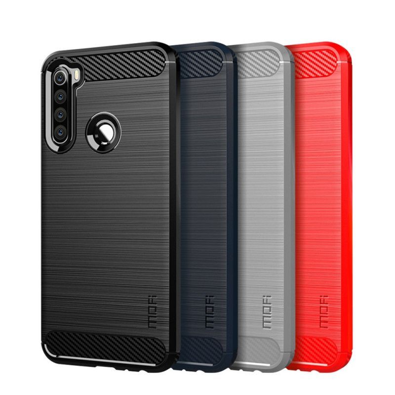 Kryt Xiaomi Redmi Note 8 Mofi Kartáčované Uhlíkové Vlákno