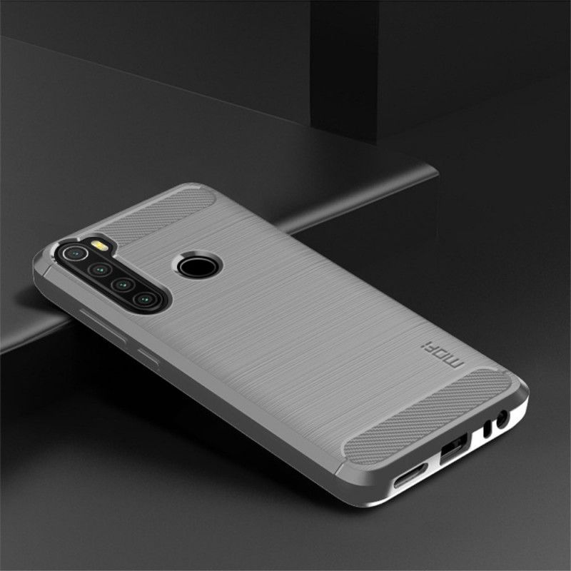 Kryt Xiaomi Redmi Note 8 Mofi Kartáčované Uhlíkové Vlákno