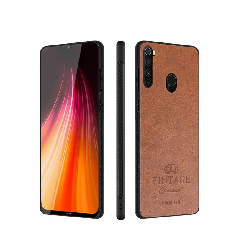 Kryt Xiaomi Redmi Note 8 Pinwuyo Vintage Kožený Efekt