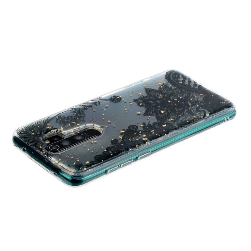 Kryt Xiaomi Redmi Note 8 Pro Krajka A Flitrové Květiny
