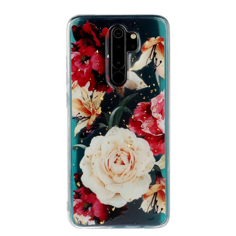 Kryt Xiaomi Redmi Note 8 Pro Průhledné Krásné Kytice