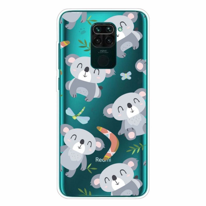 Kryt Xiaomi Redmi Note 9 Malé Pandy Šedé