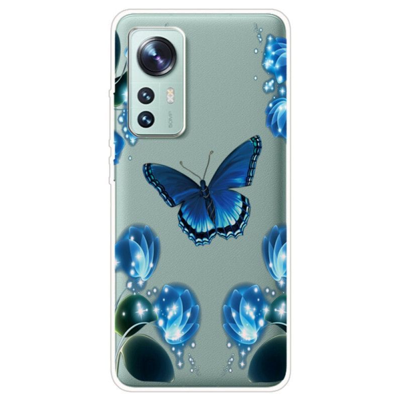Kryty Na Mobil Na Xiaomi 12 Pro Silikonový Motýlí Pokles