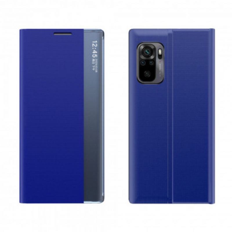 Kryty Na Mobil Na Xiaomi Redmi Note 10 / 10S Texturovaná Umělá Kůže