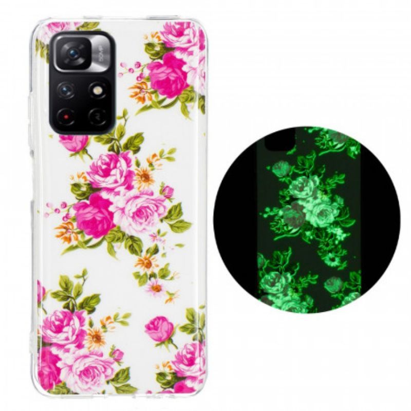 Kryty Na Mobil Na Xiaomi Redmi Note 11 Pro Plus 5G Fluorescenční Liberty Květiny
