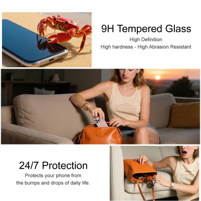 Ochranná Fólie Z Tvrzeného Skla Pro Xiaomi Redmi Note 15 Pro 5g (kompatibilní S Odemykáním Otiskem Prstu)